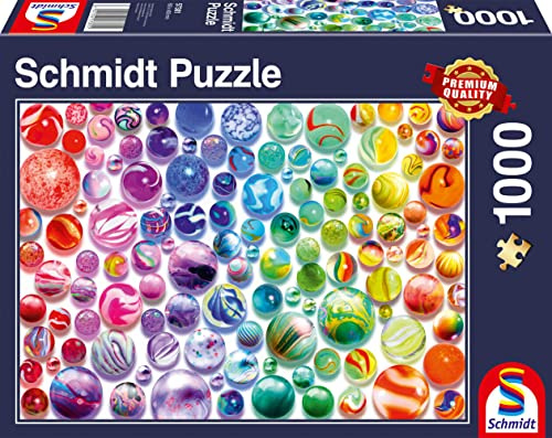 Regenbogen-Murmeln: Puzzle Standard 1.000 Teile