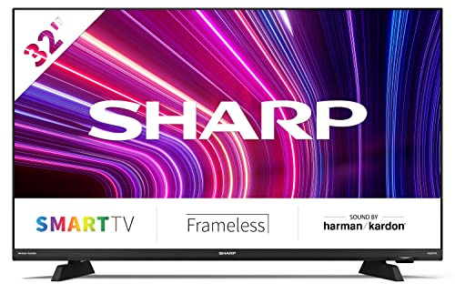 SHARP 32EF6E Smart TV 81cm (32 Zoll), 3X HDMI, 2X USB, Dolby Audio, Active Motion 200