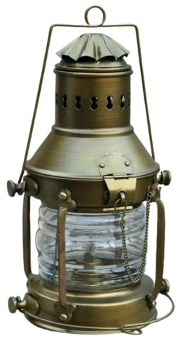 Lampada in ottone nautico Antico Marine Nave Lanterna Appeso Lampada a Olio Appeso Parete Lanterna Vintage Olio Lanterna Illuminazione Lampada Decorativa