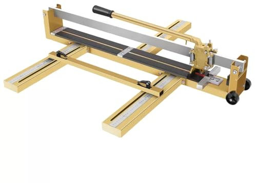 KHZKHC Tagliapiastrelle Manuale, Tagliapiastrelle Professionale per Piastrelle in Ceramica, Utensile da Taglio da 31 (80 Cm), con Guide Solide, Lama Originale di Ricambio Bonus