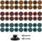 Shineboc 57Pcs Sanding Discs Set, 2 inch Quick Change Sanding Discs with 1/4 Holders, Die Grinder Surface Conditioning Burr Rust Paint Removal