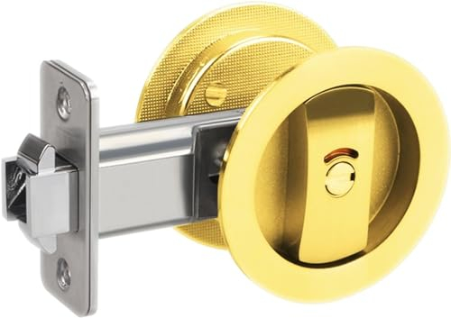 Indikator-Türschloss, bewegliches Türschloss for Badezimmer, Indikatoren, sicheres Schloss, Zinklegierung, verdickte Platte, mehrschichtiges Beschichtungsschloss for Toilette (schwarz gezeichnet) (Co