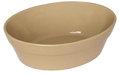Olympia Stoneware Oval Mini Oven Bowls 235ml Pack of 6, 142 x 95 x 40mm | Oven, microwave and dishwasher safe earthenware bowls; earth colour adds a rustic charm to commercial table presentation.