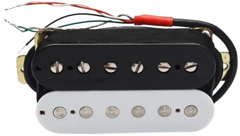 Single-Coil-Tonabnehmer-Set Humbucker-Tonabnehmer Für E-Gitarre Dual-Coil-Split-Humbucker-Tonabnehmer 4-poliges Kabel N7,5K-B15K-Ausgang(C)