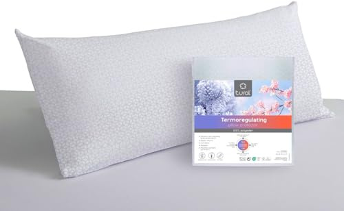 Tural – Kylande Kuddfodral med PCM – Temperaturreglerande, Anti-Svett, Fräscht och Bekvämt – Oeko-Tex Certifierad (40x60cm)