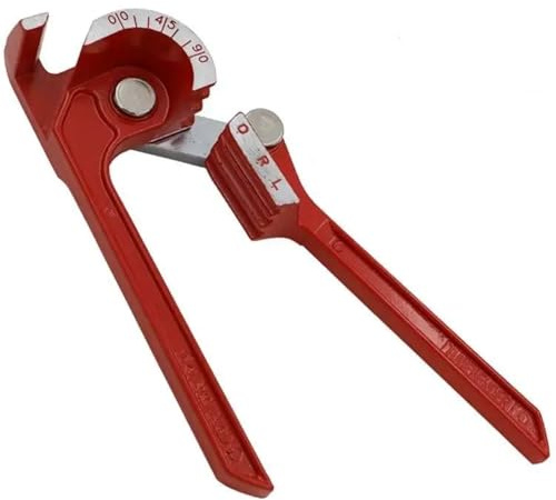 SynapSYA Dobladora de Tubos Manual Máquina dobladora de Tubos de Metal, Curvada de 1/4, 5/16, 3/8 y 1/2. Dobladora de Tubos