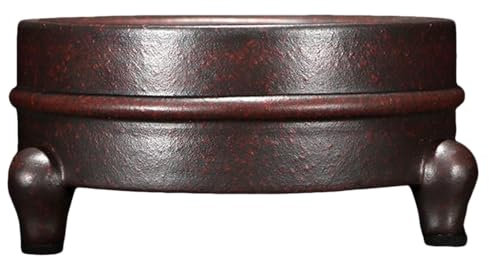 Vaso per Fiori Fatto a Mano in Sabbia Viola, per Piante grasse, Bonsai, Decorato - 11,5 * 5,5 cm