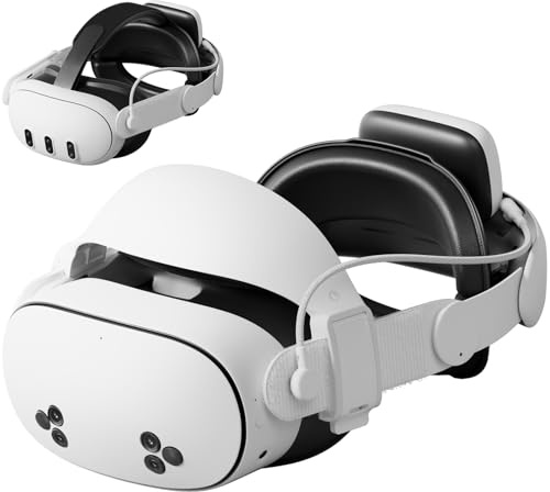Aubika Hybrid Headstrap für Meta Quest 3/3S, 2-in-1-Funktion | Kombiniert Halo & Elite Stil, 10000 mAh Magnetakku, 20 W Schnellladung, Verstellbar und Weich für Langes VR-Tragen