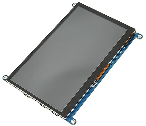 Lazmin112 Monitora il Touchscreen DA 7 Pollici Con TOCCO Capacitivo A 5 PUNTI, Interfaccia Multimediale HD, DOPPI Altoparlanti Per, PC, TV (Schermo)