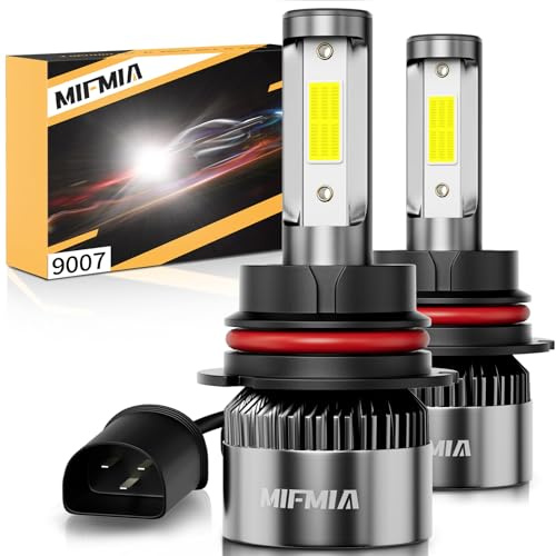 MIFMIA 𝟫𝟢𝟢𝟩/𝖧𝖡𝟧 Bulbs 6500K Cool White 900% Brighter 36000LM, Backup Plug-N-Play with Cooling Fan IP68 Waterproof Off Road Lights, Pack of 2