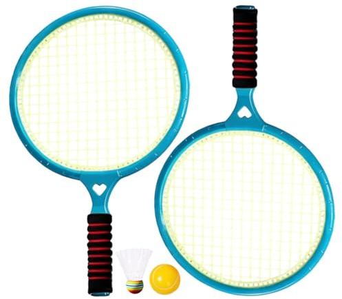 Badmintonset För Barn - Tennis-Lek | Bärbart Badminton-set - För Födelsedagsfester, Familjesammankomster, Spel, Camping, Skola, Trädgård, ,