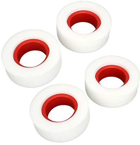 AMONIDA 4st RC-däckskum Mjuk Svamp för 2,2-tums RC-banddäck Förbättrar Greppet och Körupplevelsen för 1/10 1/8 -bilar (Röd)