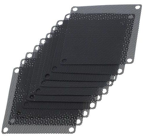 VILLCASE 10 Stück PC Lüfterfilter aus PVC mit Staubschutz Computer Mesh Filter für Gehäuselüfter Verlängert Lebensdauer und Spart Reinigungszeit für Sommerfest