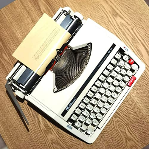 Manuell skrivmaskin bärbar – vintage klassiker för författare, fjärrskrivning, hållbar snygg ordprocessor