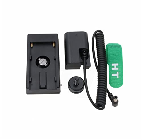 NP-F970 Plate to LP-E6 Dummy Battery for Canon R5 R6 5D3 70D 7D Mark II, Blackmagic Video Assist BMPCC 6K 4K, SmallHD Monitor
