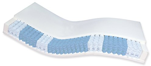 AM Qualitätsmatratzen Premium Taschenfederkernmatratze 80x160cm H1 - Made in Germany & Oeko TEX Siegel - 7 Zonen Federkernmatratze 80x160 mit Lyocell Bezug - Jugend & Kindermatratze 80x160