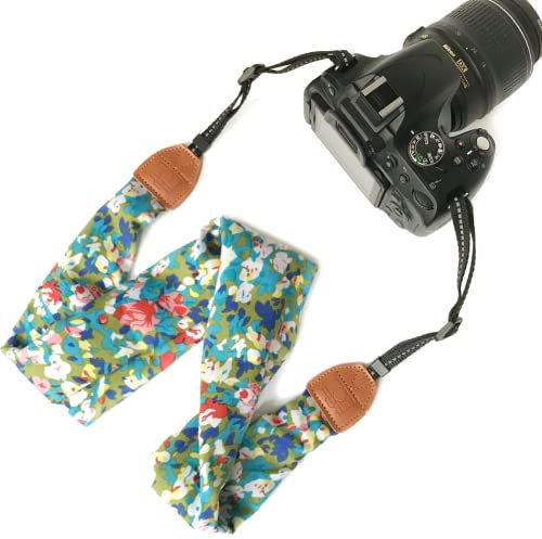 Alled Sangle Appareil Photo,Sangle de cou d'épaule Amovible Attache Rapide Bandoulière,pour tous les Appareils Photo Dslr Canon Nikon Sony Lumix Olympus Kodak Sangle Appareil Photo Vintage