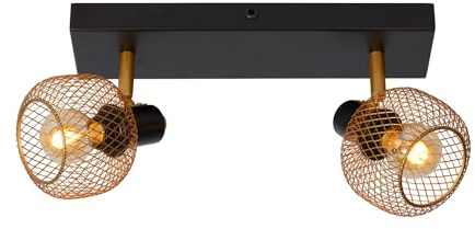 LUCIDE MAREN - Deckenstrahler - 2xE14 - Mattes Gold/Messing