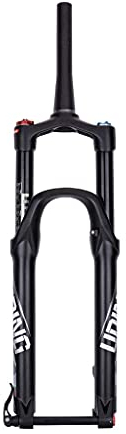 TYXTYX 2627,5 29MTB-Federgabel, 1-1/8 hochfester Federweg aus Magnesiumlegierung: 140 mm Luftgabeln - Schwarz