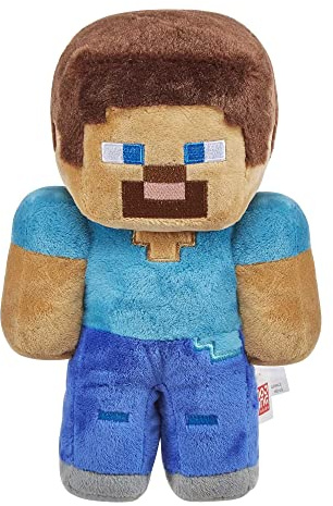 Mattel MinecraftPeluche Personaggi Soffici, ispirato al videogioco, giocattolo per bambini e adulti da collezionare 6+ Anni, HHG11