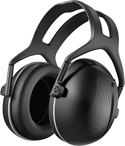 SNR 35dB High Noise Cancelling Ear Muffs, Ear Protection for Mowing, Adult Noise Cancelling Headphones for Autism, Hearing Protection Ear Muffs for Noise, Noise Reduction Earmuffs for Shooting,Mowing
