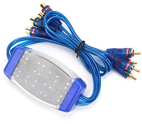 Ground Loop Isolator, Automotive 4 Kanal Vergoldeter Ground Loop Rca Isolator, Keine Korrosion, Kompakter, Langlebiger Auto Verstärker Rauschfilter