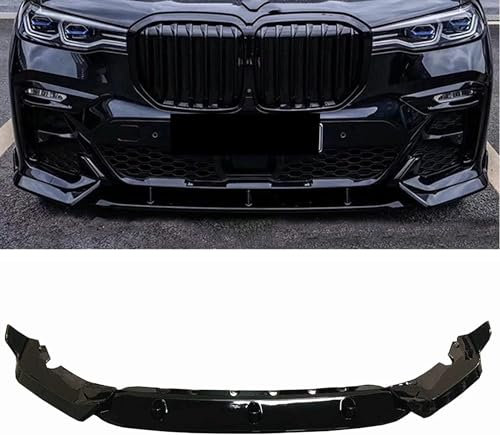 Auto Frontspoiler für BMW G07 X7 M Sport 2019-2022, Frontstoßstangenlippen Kinns Splitter Body Kit Antikollisions Zubehör