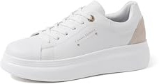 QUEEN HELENA Scarpe da Ginnastica con Strappo Sneakers con Strass Donna X30-10 Oro 37