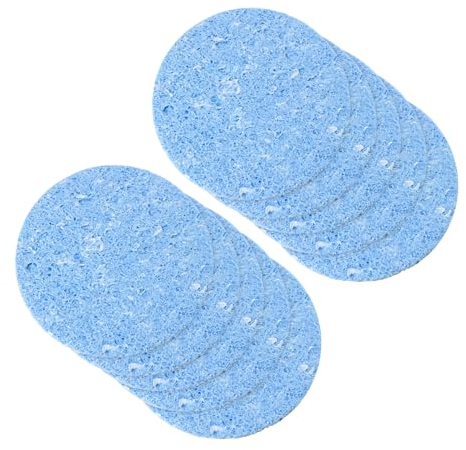 CoCud Soldering Iron Tip Cleaning Sponge, 55x55mm, Round High Temperature Sponge - (Applications: for Soldering Irons Soldering Station), 10 Pieces