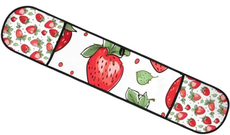 Guanti da forno doppi presine, design Ctrawberry resistenti al calore, guanti da forno per la cucina di casa