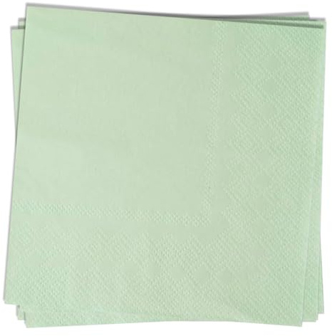 MORAINJAY 20 Stück Salbeigrün Servietten,33x33cm Papierservietten Napkins,Cocktailservietten,Salbeigrün Tischdeko Hochzeit Papierserviette für Hochzeit Abendessen Geburtstag Brautjubiläum Party