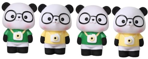 Toyvian 4stücke Cartoon Panda Spardose Unzerbrechliche Münzbehälter Für Praktische Desktop-Dekoration Design Vinyl Für Sicheres Für Zu Weihnachten Geburtstagen Und Feiertagen
