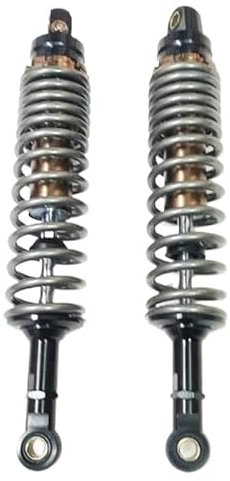 SkyjOy Motorrad StoßDäMpfer EIN Paar 400mm 410mm 420mm 430mm 440mm 450mm Motorrad Stoßdämpfer Hinten Suspension StoßDäMpfer(420mm)