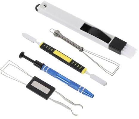 DOITOOL Extracteur De pour Clavier Mécanique Brosse IC Et Sélecteur De Puces Kit Complet pour Nettoyage Et Réparation