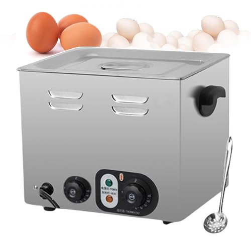 ASerZenith Automatic Egg Boiler Machine 2.6Kw Electric Egg Cooker/Professional Egg Poacher Machine With Heating Light