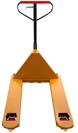 ZPRYZHD Transpaleta Manual, Traspaletas Manuales, Capacidad de 2000 Kg, Compatible con la Mayoría de Los Palés en Interiores(Large)