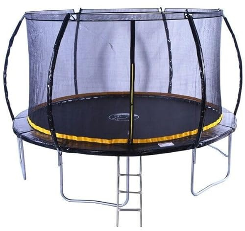 AVC Designs Fitness 6ft, 8ft, 10ft & 12ft Trampoline Round Inc Net & Ladder (2025 Curved Shape)