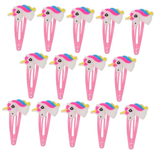 LRXIYODE 20 Stück Teiliges Einhorn Haarklammern für Mädchen Rutschfeste Bunte Haarspangen Modische Kompakte Haarschmuck Clips Vielseitig Kombinierbar Sicherer Halt für Kleinkinder