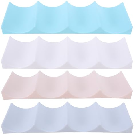 GLEAVI 4piezas Estante para Almacenar Vinos de Cocina Organizador de Bebidas para Refrigerador Soporte para Latas de Refresco y Botellas de Vino para Sala de Estar y Cocina