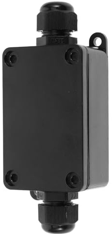 ibasenice Waterproof Junction Box Outdoor Electrical Box for Surface Wiring Universal Weatherproof Connection Enclosure for Extension Cord Safety Protection Abs Plastic 4.53 X 1.77 X 1.18 in 1 Pack