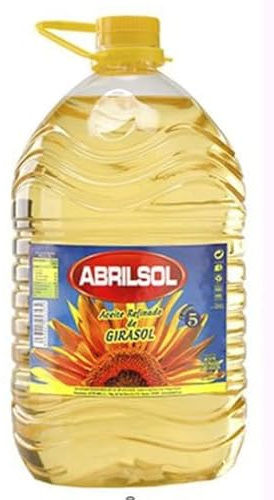 Abrilsol Olio di Girasole, Tanica da 5 Litri, Perfetto per Famiglie