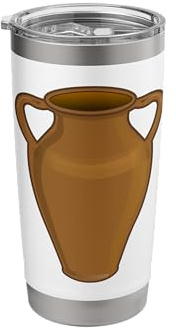 Ancient Greece Roman Empire Amphora Amphorae Vase Stainless Steel Insulated Tumbler