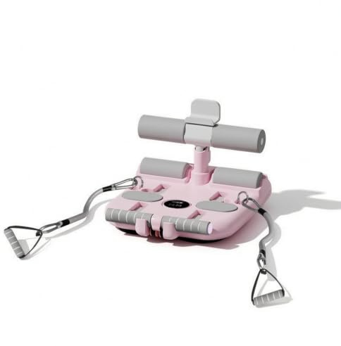 Hellery Appareil Abdominal avec Ventouses Autofixant Redressement Assis avec Ventouses Portable Barre Sit-Up pour Maison, Array, Violet, Standard