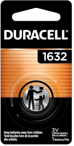 Duracell - 1632 3V Lithium Coin Battery - Long Lasting Battery - 1 Count
