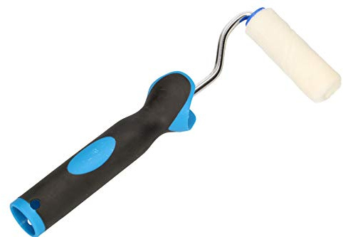 KOTARBAU® Velours-Farbroller 70 mm mit Gummigriff Farbwalze Pinsel Walzenbürste Rollerwalze Rollerpinsel für Anstricharbeiten und Renovierung