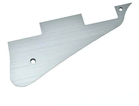 Dopro Schlagbrett für E-Gitarre, Metall, Aluminium, eloxiert, für USA Les Paul Silber