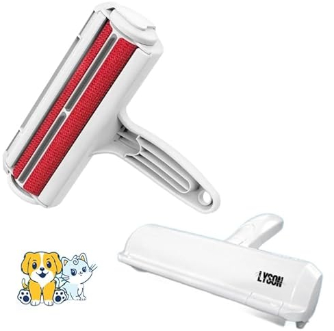 Pet Hair Remover Roller, Reusable Animal Hair Removal Brush for Dogs and Cats, Remove Pet Fur from Carpet, Furniture, Rugs, Laundry, Clothes, Bedding, Couch, Sofa