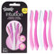 Wilkinson Sword Intuition Perfect Finish - 5 Cuchillas de Afeitar Desechables, Depiladora Facial Mujer para Moldear y Perfilar Cejas, Rasuradora de Vello Facial para Dermaplaning