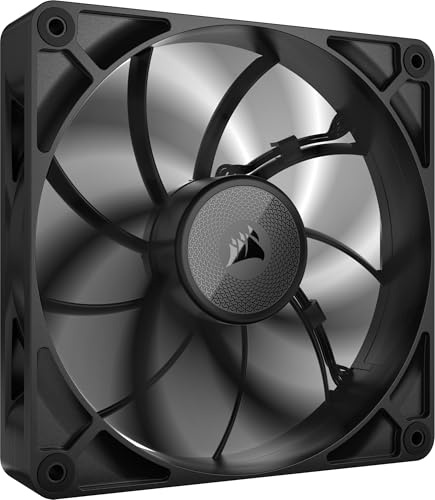 CORSAIR iCUE Link RX140 MAX 140mm PWM Thick Fan – High-Static Pressure – Liquid Crystal Polymer – Magnetic Dome Bearing – Single Fan – Black