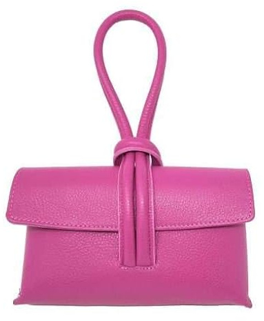 Chicca Borse Borsetta da donna in pelle, borsa a mano pochette